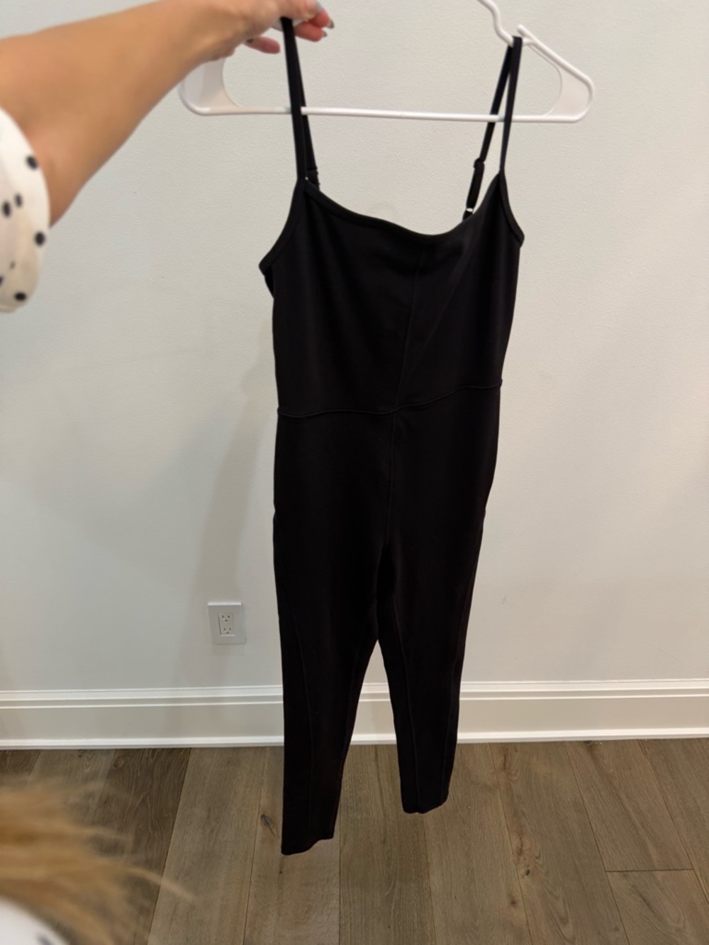 Aritzia wild free Black Spaghetti-Strap Jumpsuit